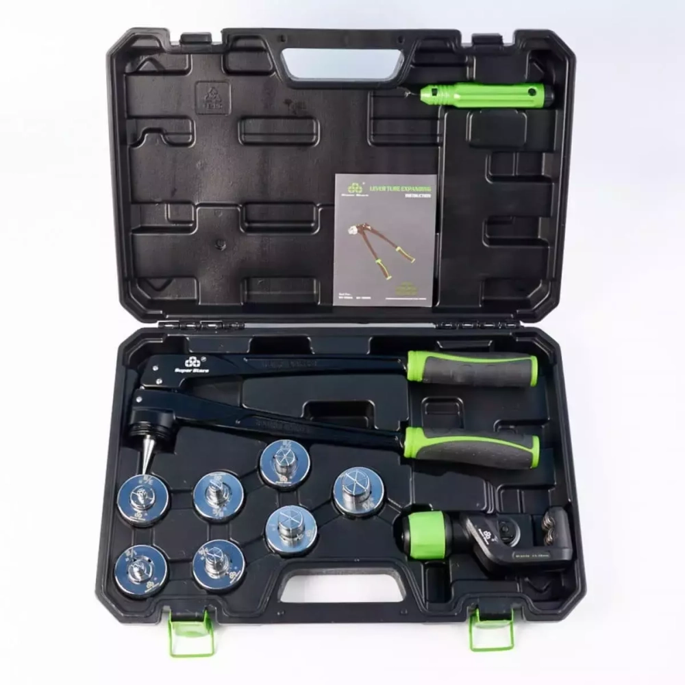 Труборасширитель рычажный Super Stars ST-100A (3/8", 1/2", 5/8", 3/4", 7/8", 1",1_1/8"; труборез ST-G532, риммер CT-207)