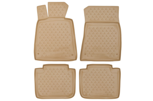 Коврики в салон для LEXUS GS300 2008-, 4 шт. (полиуретан, бежевые) NLC.29.01.212