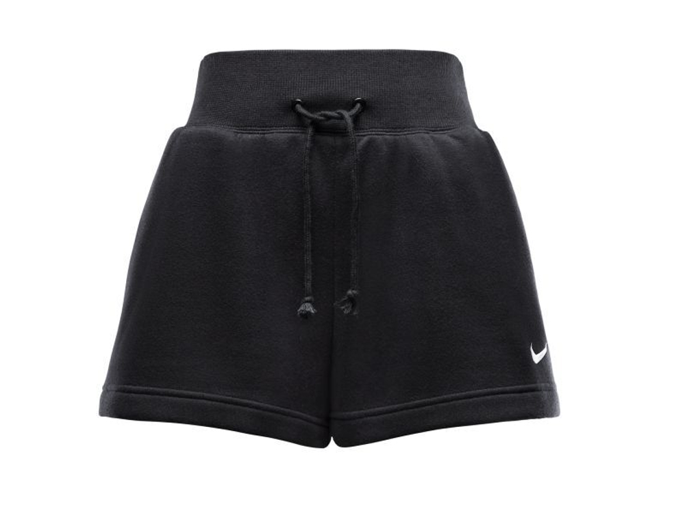 Женские шорты теннисные Nike Sportswear Phoenix Fleece - черный/парус