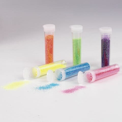 Глиттер для декора НАБОР НЕОН 6 цветов по 6,5 грамм