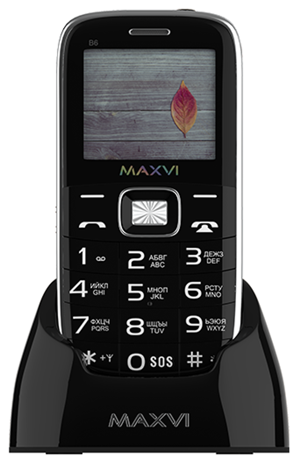 Сотовый телефон Maxvi B6 Black