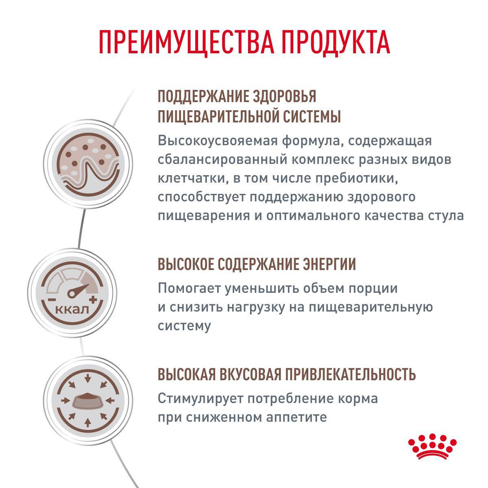 Royal Canin GASTROINTESTINAL Корм сухой для взрослых кошек при расстройствах пищеварения 350г