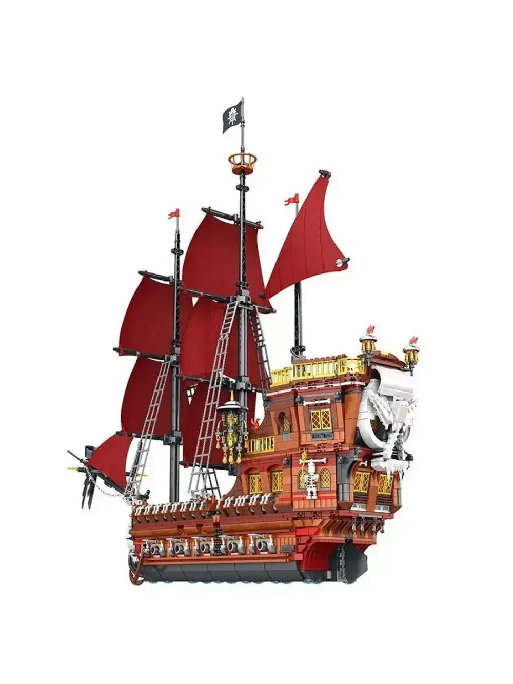 Конструктор Корабль Месть Королевы Анны 3066 деталей