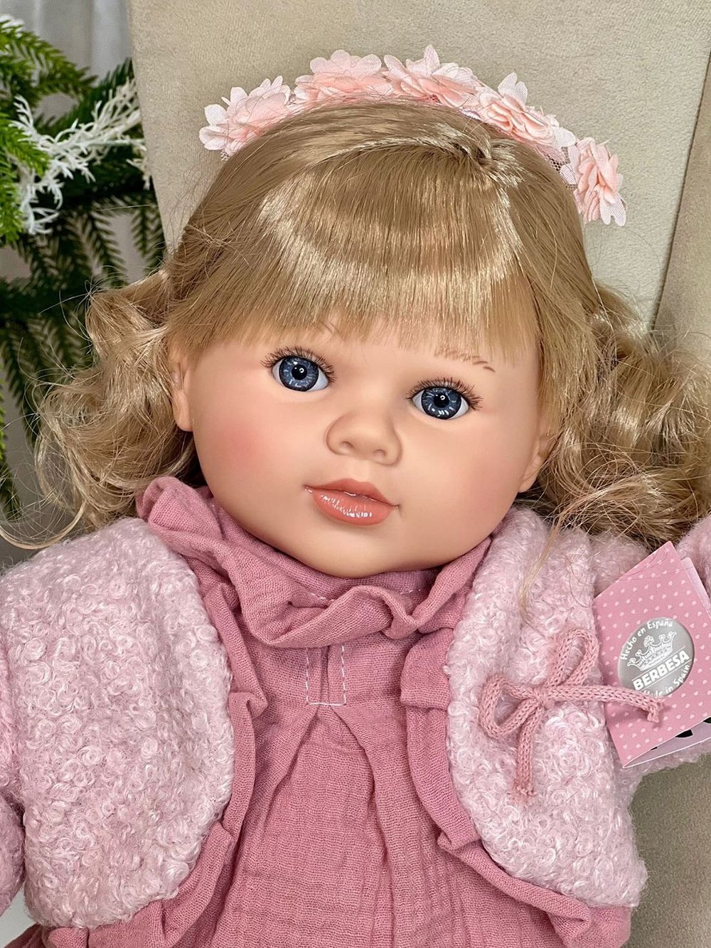 Кукла Berbesa мягконабивная 52см Carla (7221S)