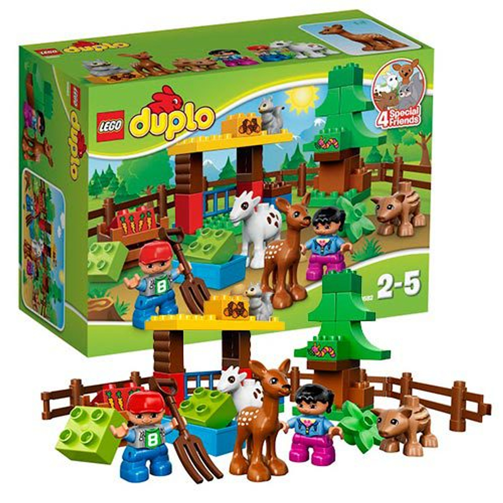 LEGO Duplo: Лесные животные 10582 — Forest animals — Лего Дупло