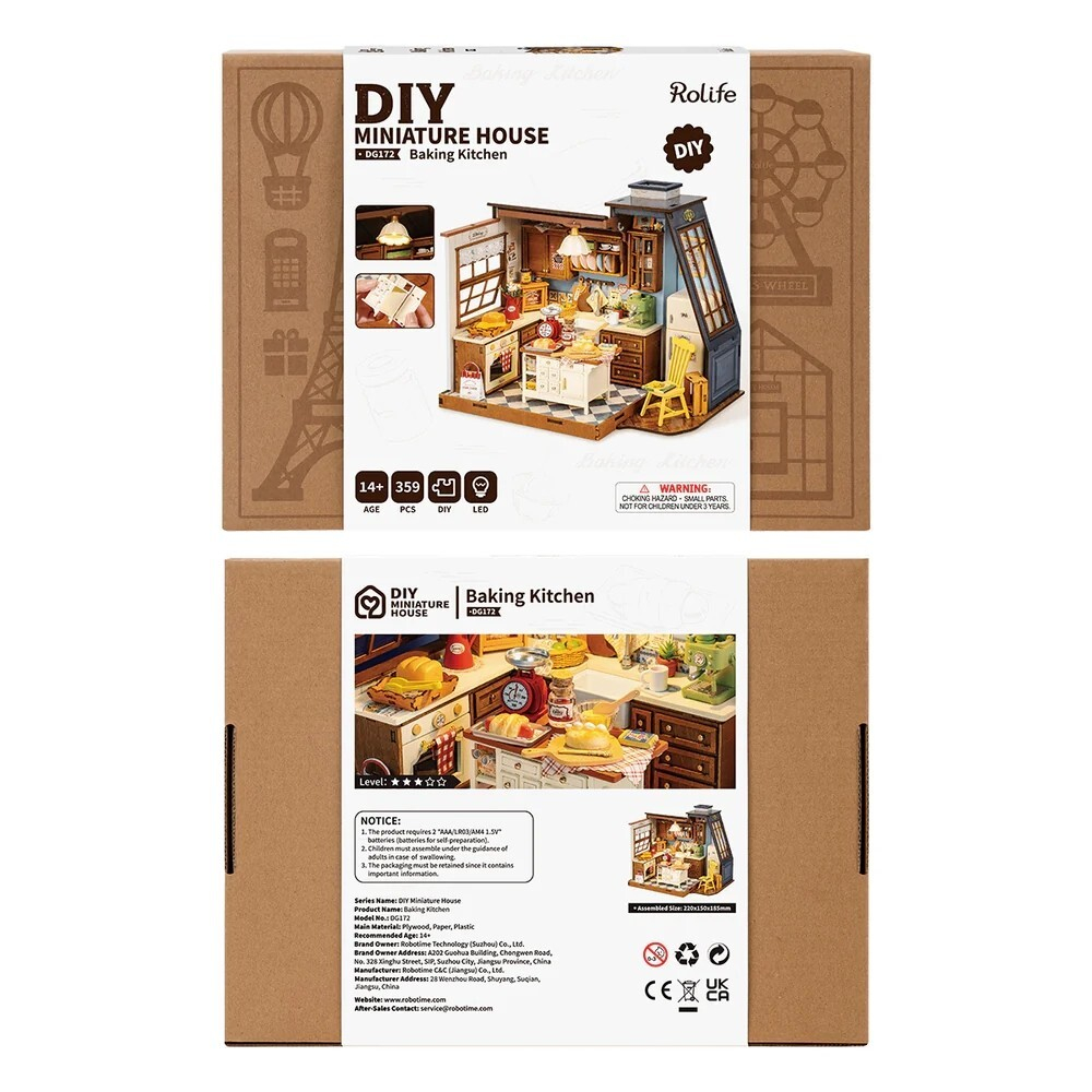Румбокс Уютная кухня Baking kitchen DG172 (Rolife)