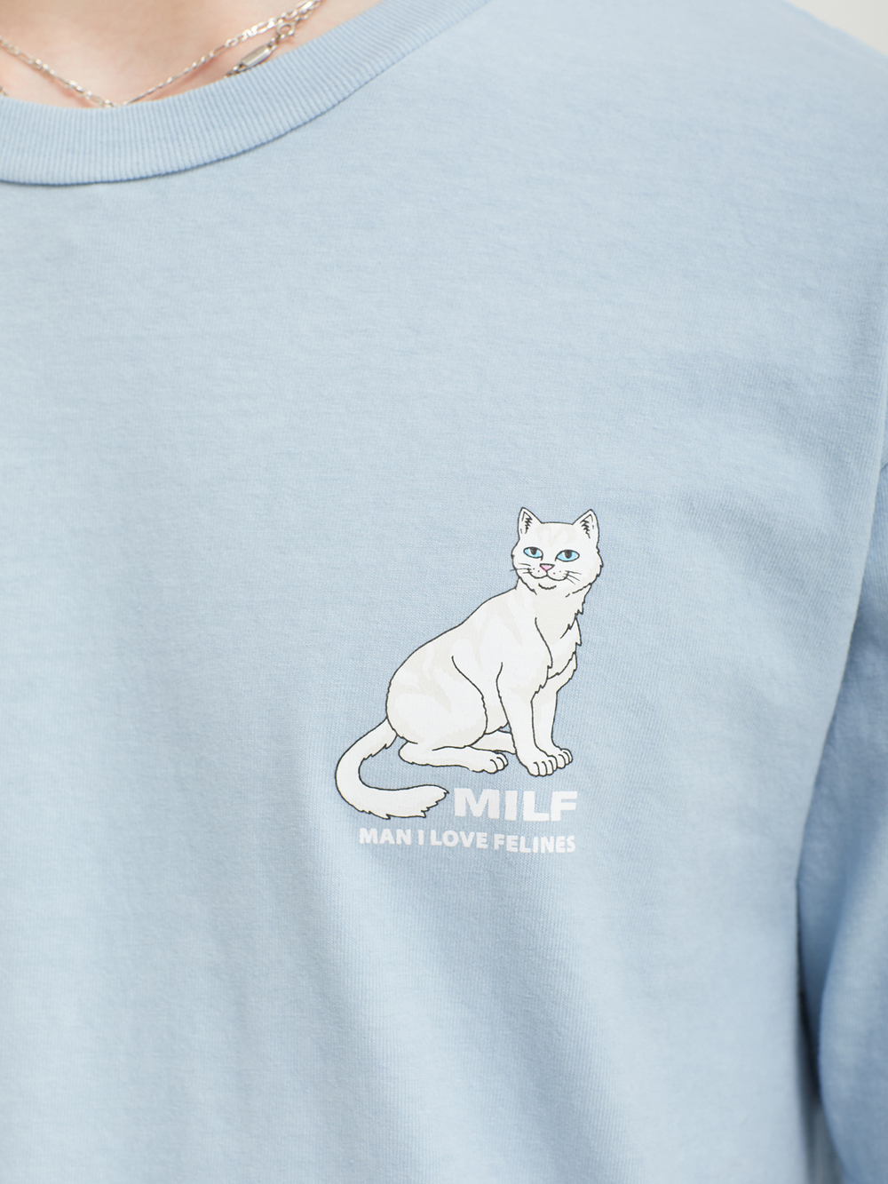 Мужская Футболка Man I Love Felines
