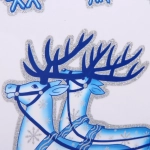 Наклейка на стекло «Волшебная зима» 41*19 см, микс