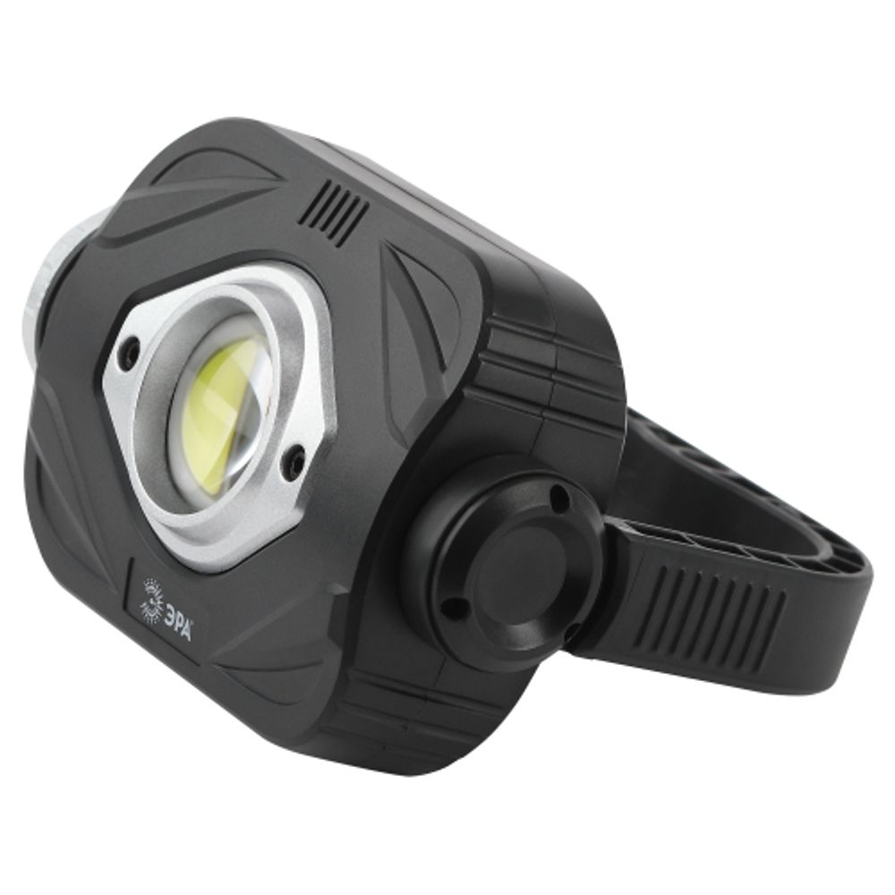 Светодиодный фонарь ЭРА PB-701 прожектор 3Вт на батарейках 3хАА с ручкой на магните | Прожекторные фонари