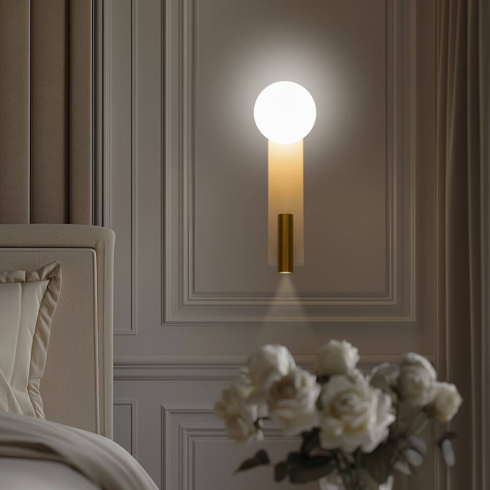 Citilux Декарт CL704450 LED Светильник с выключателем Белый+Бронза