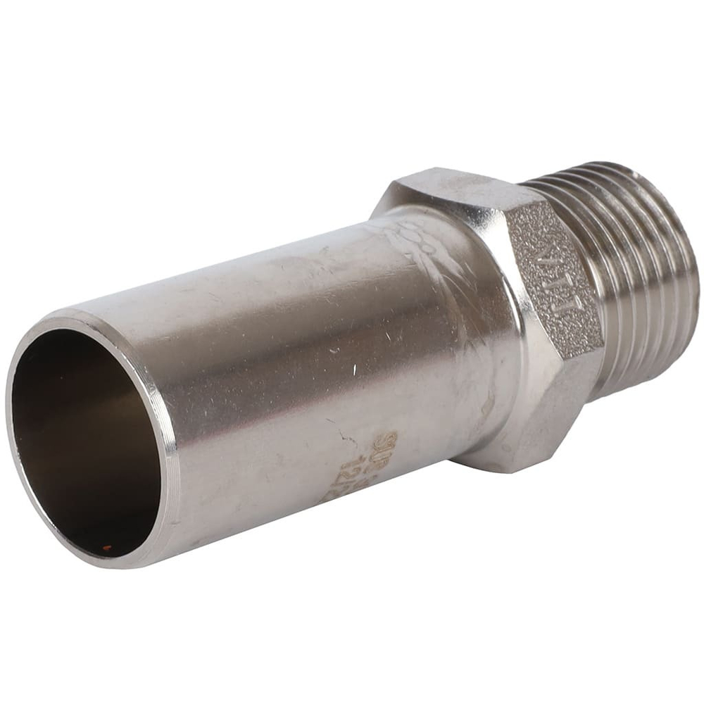 ROMMER Вставка с НР 22x1/2" из нержавеющей стали прессовой