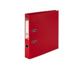 Папка-регистратор inФОРМАТ 55 мм одностор.PVC красн. съемн. мех.