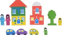 Конструктор "Цветной Городок" зеленый