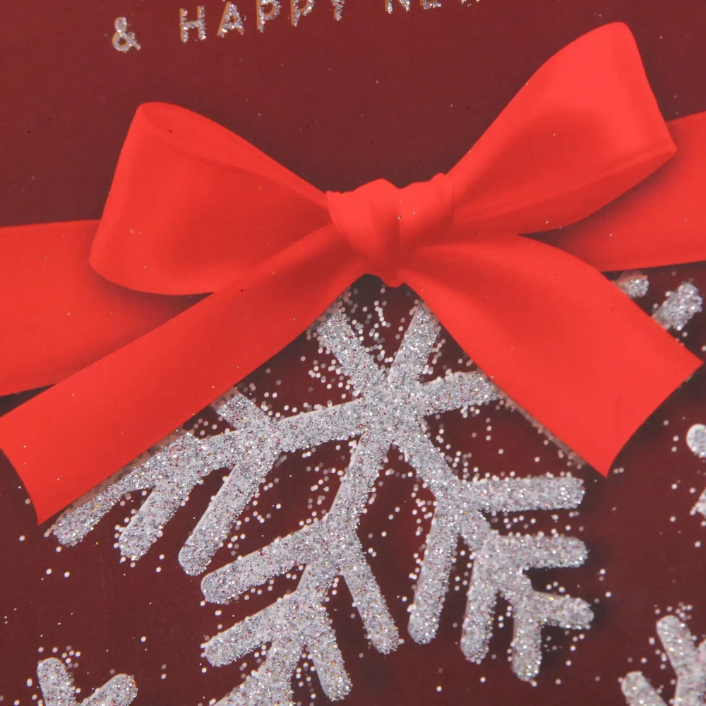 Пакет подарочный «Новогоднее поздравление» 26*32*10 см