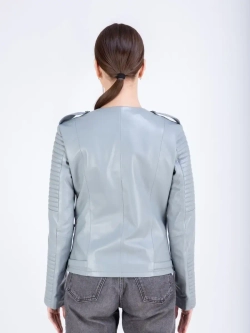 Куртка женская кожаная осенняя весенняя