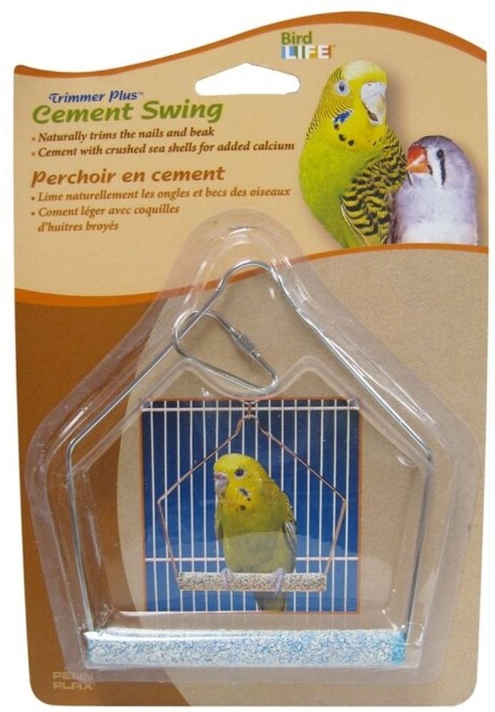 Игрушка для птиц КАЧЕЛИ ДЛЯ ПТИЦ 10см цемент Penn-Plax Игрушка для птиц КАЧЕЛИ ДЛЯ ПТИЦ 10см цемент Penn-Plax