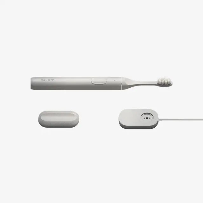 SURI Электрическая зубная щетка Sonic Tooth Brush with Mirror Mount - Sea Mist