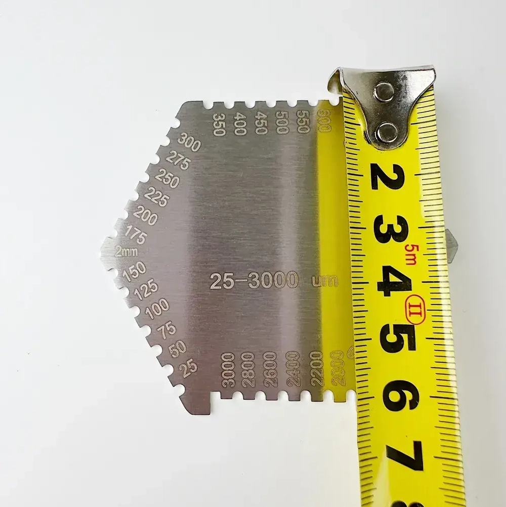 Гребенка для мокрой пленки. Толщинометр. Измерительный инструмент.