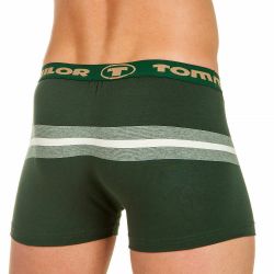 Трусы мужские боксеры зеленые в полоску (green-me) Tom Tailor 322