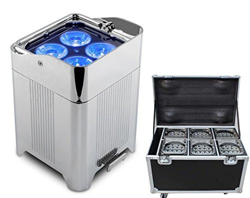 CHAUVET-PRO WELL Fit 6-Pack Комплект из 6 светодиодных светильников WELL Fit в транспортировочном кейсе.