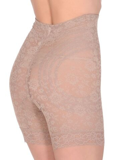 Корсетные панталоны с высокой линией талии (Размер: 8X) (Цвет: кофейный)