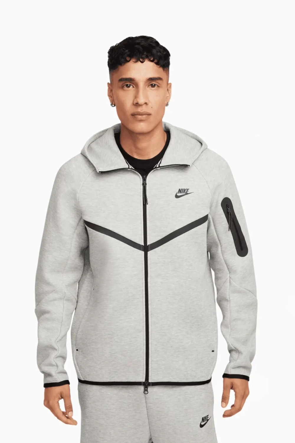 Кофта Nike Sportswear Tech Fleece Windrunner - серый