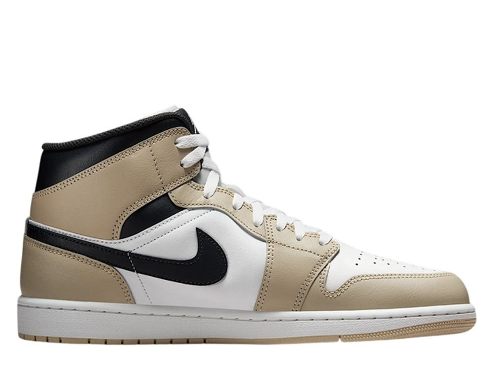 Баскетбольные кроссовки Air Jordan 1 Mid Beige Shoes