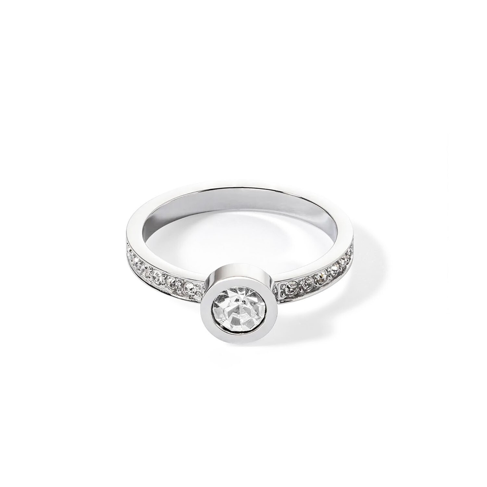 Кольцо Coeur de Lion Crystal-Silver  17.2 мм 0228/40-1817 54