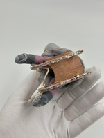 Ёлочное украшение в винтажном стиле «Девочка на санках»