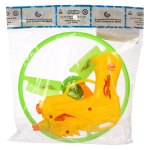 Игровой набор Запускалка пистолет со светом 1 кольцо, 3-4 цвета микс, с-40837