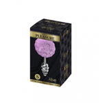 Металлическая анальная пробка с розовым хвостиком Twist от Alive (7*2,8 см.)