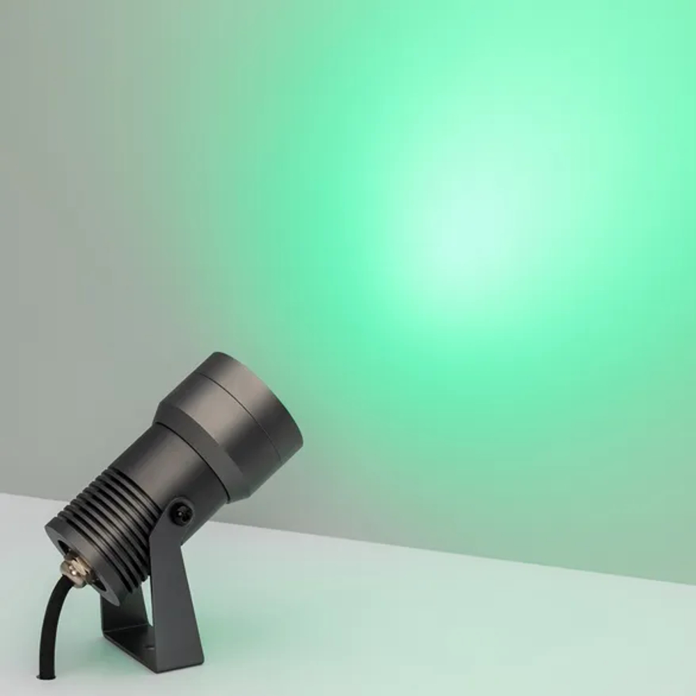 Светильник KT-RAY-COLOR-R61-12W RGB-Warm3000 (DG, 36 deg, 12V) (Arlight, IP67 Металл, 3 года) 032559