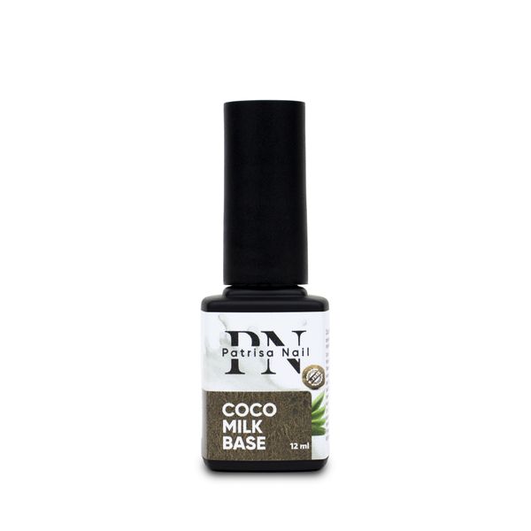 Patrisa Nail, База каучуковая для гель-лака белая Coco milk base 12 мл