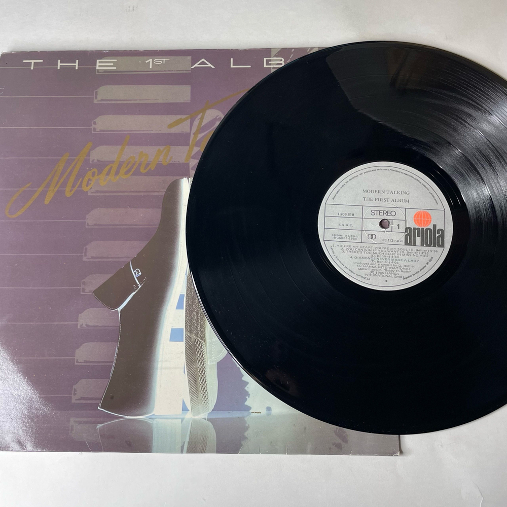 Винтажная виниловая пластинка LP Modern Talking The 1st Album (Испания 1985) You're My Heart, You're My Soul