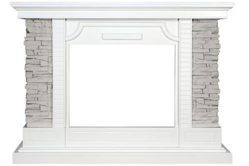 Портал Royal Flame Avignon - Белый / Сланец серый