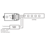 Реле диммер GRITT Core 1 линия DC12-24V 9A  433, CR1206