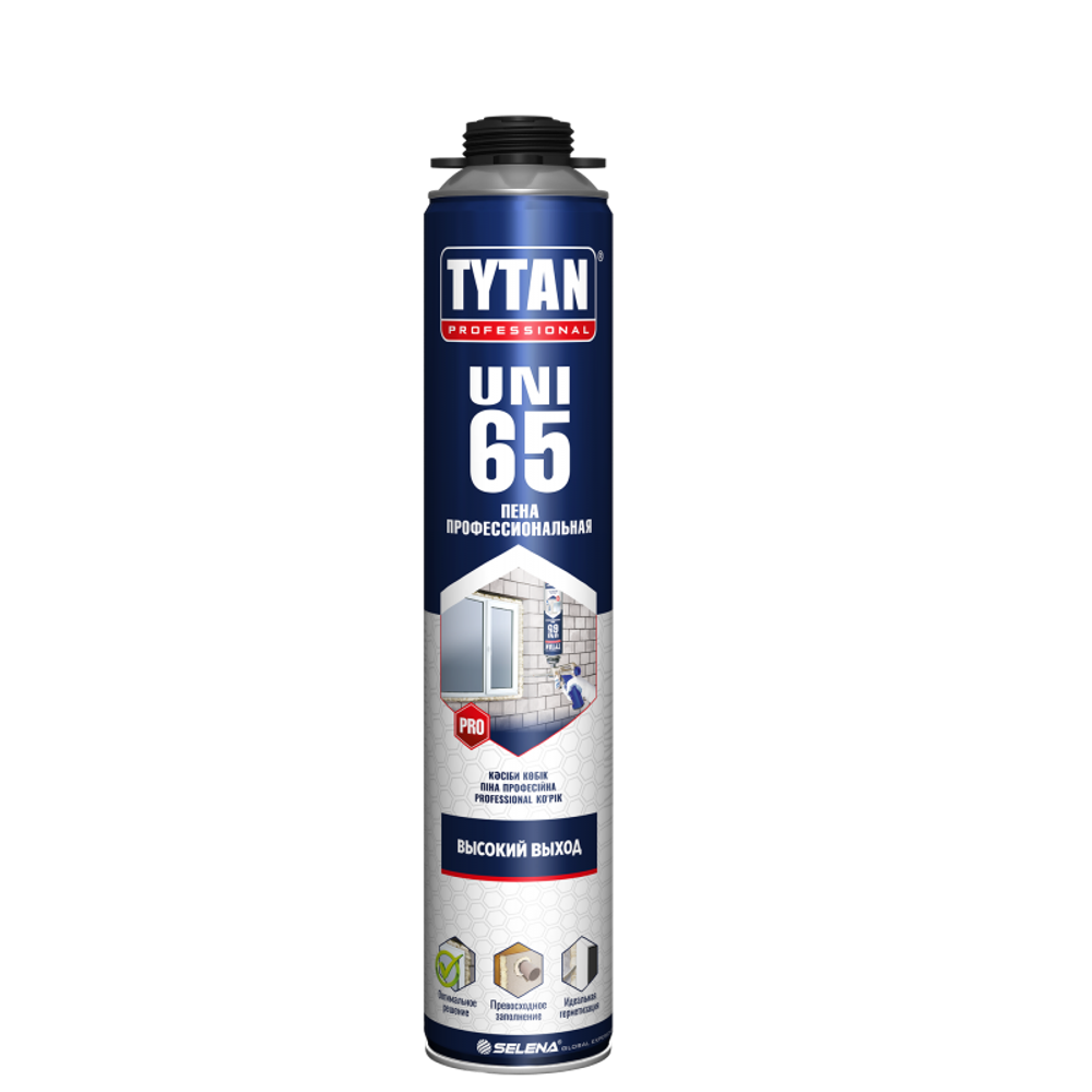 Монтажная пена Titan Uni (Титан Уни) 65 зимняя, 750 мл