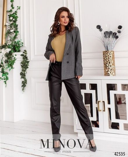 Костюм 2031-черный Minova Фото 2