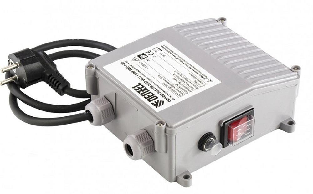 Скважинный насос Denzel DWC-4-80 97256 (1500 Вт, 5700 л/ч, подъем 80 м)
