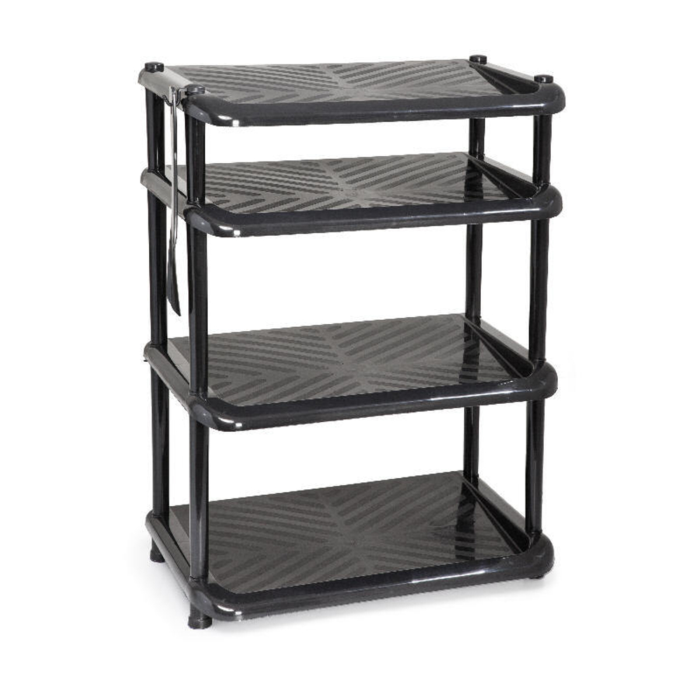 Этажерка д/обуви Комфорт 4 полки 49,5х31х71,5см с рожком ПП