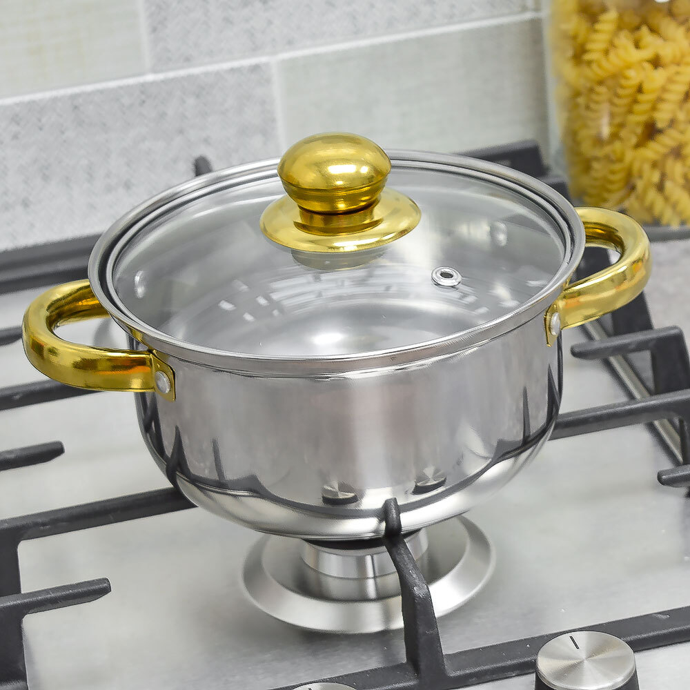 Кастрюля 1,9л из нержавеющей стали