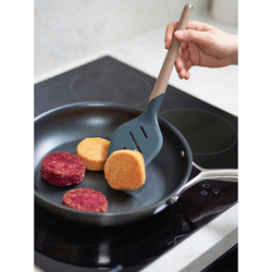 Лопатка с прорезями smartchef, 32 см, капучино-графит