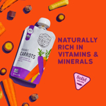 Serenity Kids, органическая морковь, для детей от 6 месяцев, оранжевая, фиолетовая и желтая морковь с оливковым маслом, 99 г (3,5 унции)