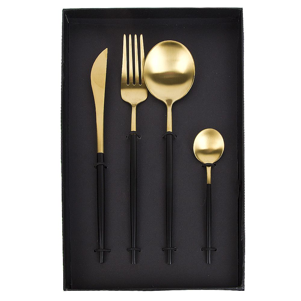 Набор столовых приборов 4 предмета (подарочная упаковка)