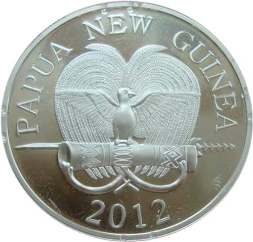 Папуа-Новая Гвинея 5 кина 2012 Плавание Олимпиада Лондон 2012 СЕРЕБРО