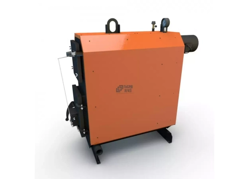 Твердотопливный котел КОД-25ГТ с горизонтальной дымовой трубой (Flames) 30 кВт