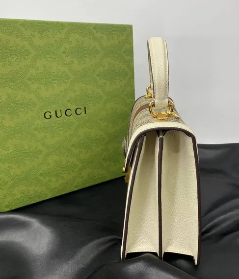 Маленькая сумка Gucci Ophidia с верхней ручкой