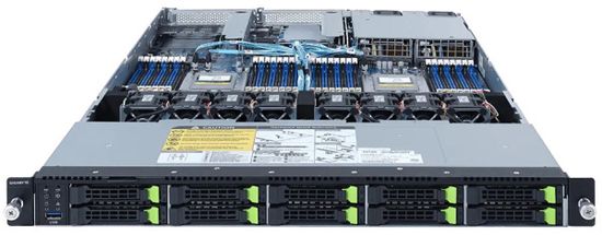 6NR182Z93MR-00 Серверная платформа Gigabyte R182-Z93 1U (2 x Socket SP3 EPYC 7002 up 240W, 32 x DDR4 DIMM 3200MHz, 10 x 2.5" NVMe PCI-e 4.0 HotSwap, 2 x PCIe Gen4 x16, 1 x OCP 3.0 Gen4 Mezzanine x16, 1 x OCP 2.0 Gen3 Mezzanine x8, 1 x M.2 NGFF up 22110 (225W CPU TDP limited), 2 x I350-AM2 1GbE, AST2500, 2x1200W 1+1) P/N: 6NR182Z93MR-00