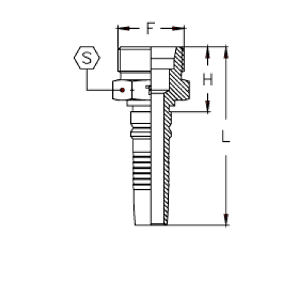 Фитинг DN 32 DKO-S (Ш) 42x2 30 Interlock