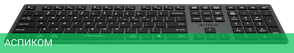 Клавиатура A4Tech Fstyler FBX50C серый
